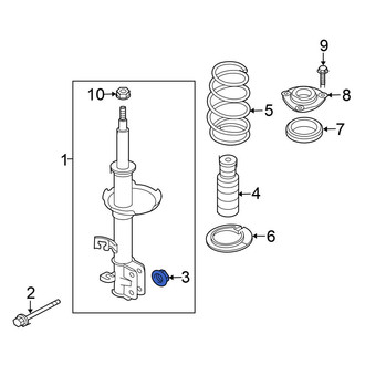 Nissan OE - Suspension Subframe Nut