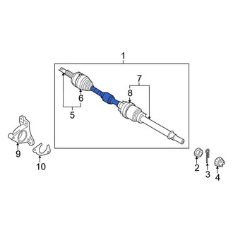 Nissan OE - Front Left CV Axle Assembly