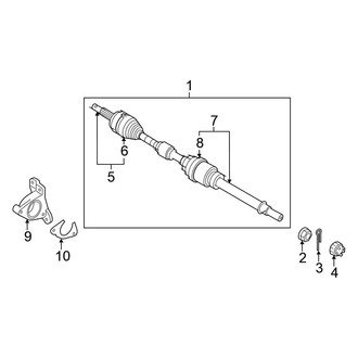 Nissan OE - Front Suspension - Drive Axles
