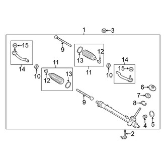 Nissan OE - Steering Gear & Linkage
