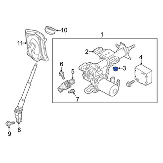 Nissan OE - Steering Column Nut