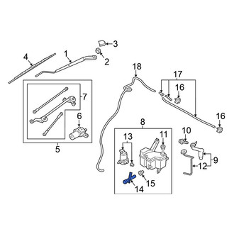 Nissan OE - Washer Fluid Level Sensor