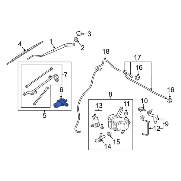 Windshield Wiper Motor