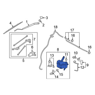 Nissan OE - Washer Fluid Reservoir