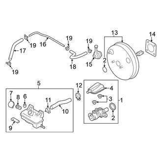 Nissan OE - Cowl - Components on Dash Panel