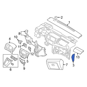 Nissan OE - Left Instrument Panel Side Cover
