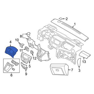 Nissan OE - Instrument Cluster Visor