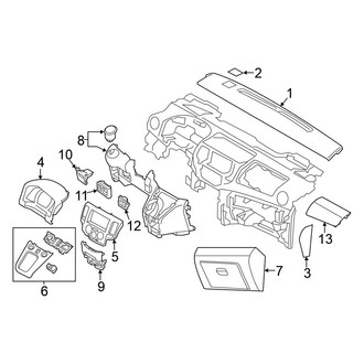 Nissan OE - Instrument Panel Components (Trim Components)