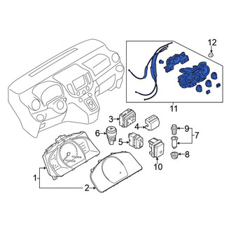 Nissan OE - HVAC Temperature Control Panel