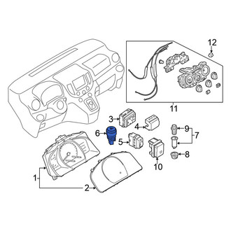 Nissan OE - Hazard Warning Switch