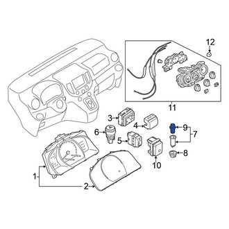 Nissan OE - 12 Volt Accessory Power Outlet Cover
