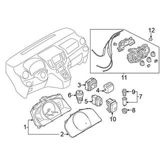 Nissan OE - Instrument Panel - Cluster & Switches
