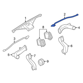 Nissan OE - Right Instrument Panel Air Duct