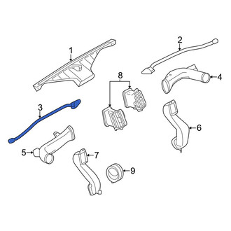Nissan OE - Left Instrument Panel Air Duct
