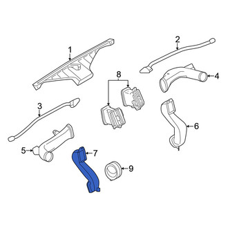 Nissan OE - Left Instrument Panel Air Duct