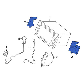 Nissan OE - Radio Bracket