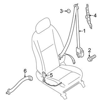 Nissan OE - Restraint Systems - Front Seat Belts