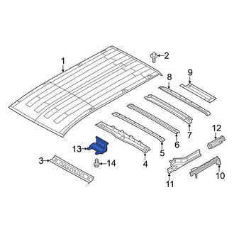 Nissan OE - Roof Side Rail Bracket