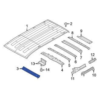 Nissan OE - Front Roof Header Panel