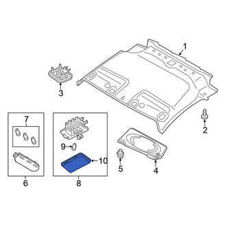 Nissan OE - Courtesy Light Lens