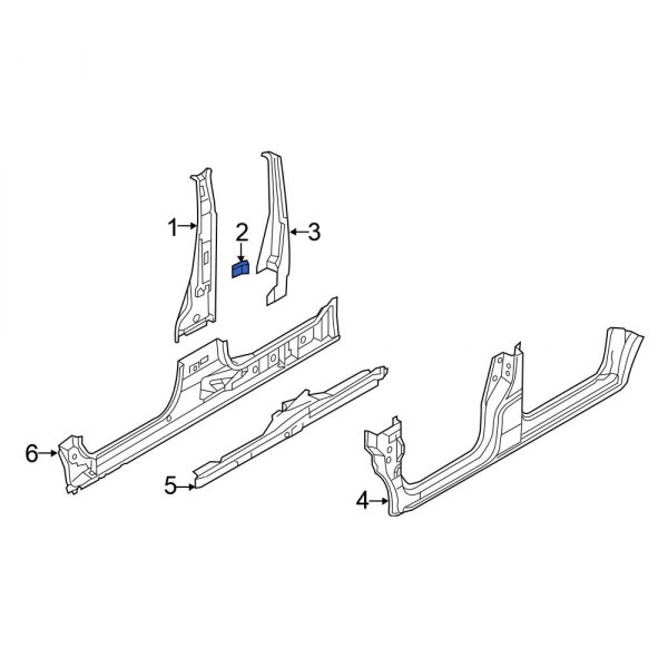 Body B-Pillar Bracket