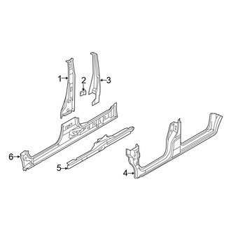 Nissan OE - Pillars, Rocker & Floor - Center Pillar & Rocker