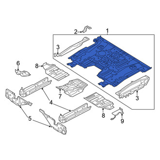 Nissan OE - Front Floor Pan