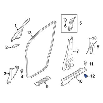 Nissan OE - Wheel Arch Flare Nut