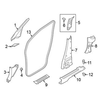 Nissan OE - Pillars, Rocker & Floor - Interior Trim