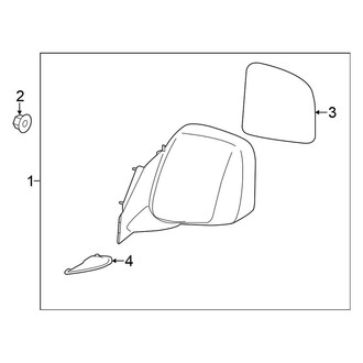 Nissan OE - Front Door - Outside Mirrors