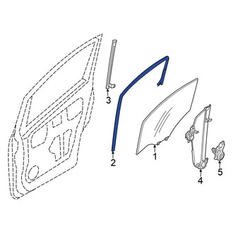 Nissan OE - Front Left Window Channel