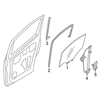 Nissan OE - Front Door - Glass & Hardware