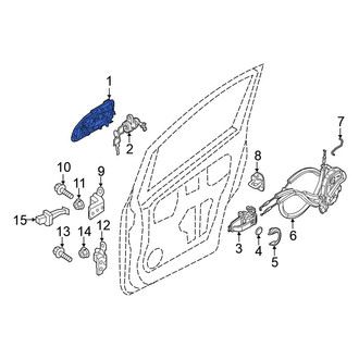 Nissan OE - Front Right Outer Exterior Door Handle