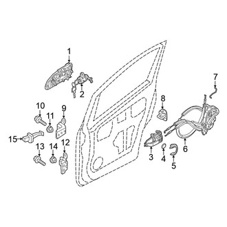 Nissan OE - Front Door - Lock & Hardware