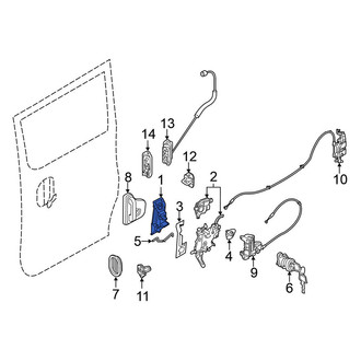 Nissan OE - Left Outer Sliding Door Handle