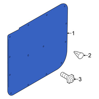 Nissan OE - Rear Left Inner Door Interior Trim Panel