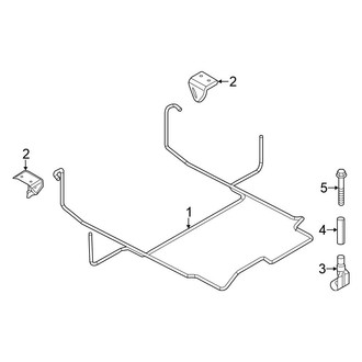Nissan OE - Rear Body & Floor - Spare Tire Carrier (Mini Cargo Van / Mini Passenger Van)