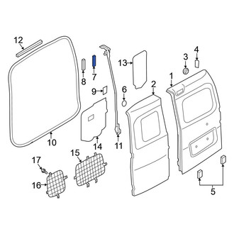 Nissan OE - Rear Left Door Panel Insulation