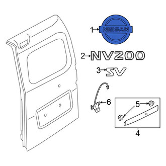 Nissan OE - Rear Hatch Emblem