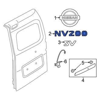 Nissan OE - Rear Door Emblem