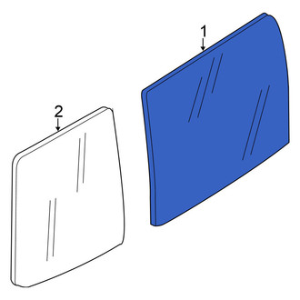 Nissan OE - Rear Right Door Glass
