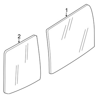 Nissan OE - Back Door - Glass & Hardware