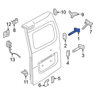 Nissan OE - Rear Left Upper Door Hinge