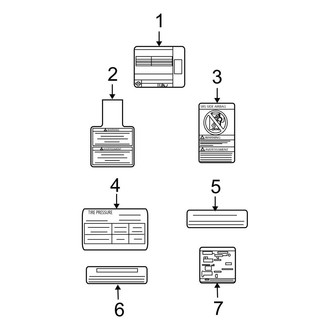 Nissan OE - Information Labels - Labels