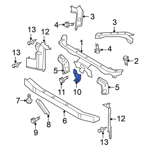 Hood Latch Support