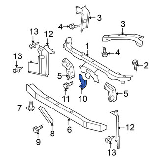 Nissan OE - Hood Latch Support