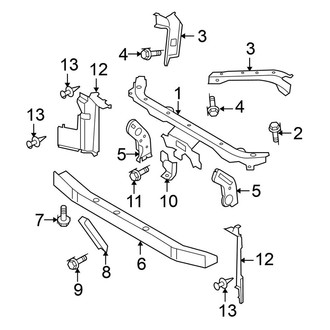 Nissan OE - Radiator Support (Hatchback)