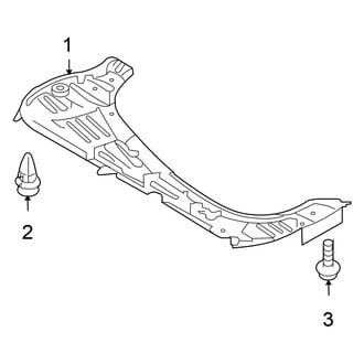 Nissan OE - Radiator Support - Splash Shields (Hatchback)