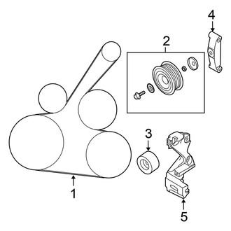 Nissan OE - Cooling - Belts & Pulleys (1.6L)
