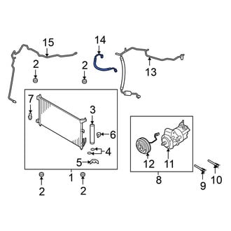 Nissan OE - A/C Refrigerant Discharge Hose